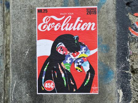 061 "Evolution" C-Type Leon Winkel streetart Kunstdruck Poster
