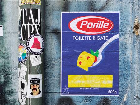 062 "Toilette Rigate" C-Type Leon Winkel streetart Kunstdruck Poster